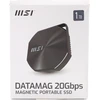 Image de MSI DATAMAG 20GBPS 1TB lecteur à circuits intégrés externe 1 To USB Type-C USB 3.2 Gen 2x2 Noir