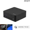 Image de MSI Cubi Z AI 8M R7 8845HS FS 16GB 1TB W11P AMD Ryzen  7 16 Go DDR5-SDRAM 1 To SSD Windows 11 Pro Mini PC Noir