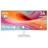 Image de MSI Pro MP341CQW E12 Écran PC 34 UltraWide Quad HD 21:9 VA 4 ms 120 Hz Blanc - Neuf