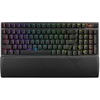 Image de ASUS ROG Strix Scope II - clavier - 96% - r ©tro ©clair © - sans fil - USB, 2.4 GHz, Bluetooth 5.1 - fran §ais - interrupteur   cl © : ROG NX (rempla §able   chaud)