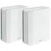Image de ASUS ZenWiFi BT8 (2-pack) Tri-bande (2,4 GHz / 5 GHz / 6 GHz) Wi-Fi 7 (802.11be) Blanc 3 Interne - Neuf