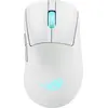 Image de ASUS ROG Keris II Origin WHT souris Gaming Droitier RF Wireless + Bluetooth + USB Type-A Optique 42000 DPI