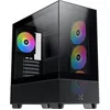 Image de Boîtier PC Moyen Tour sans alim - XIGMATEK Endorphin Air V2 (Noir) - E-ATX/ATX - 4x120mm A-RGB - USB-C/3.0/2.0 - Verre trempé - Neuf