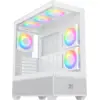 Image de Boitier Moyen Tour ATX Xigmatek Alphard RGB avec panneaux vitrés (Blanc) #5POURCENT