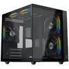 Image de Boîtier PC mini cube XIGMATEK Aqua M Lite EN44410 Micro-ATX Noir 5 ventilateurs 120 mm ARGB USB 3.0 HD Audio - Neuf