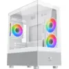 Image de Boitier Micro Tour ATX Xigmatek Alphard M RGB avec panneaux vitrés (Blanc) #5POURCENT