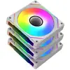 Image de Pack de 3 Ventilateurs - Infinity G20A - 120 mm - Pour boitier PC - Blanc - Neuf