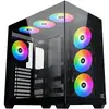 Image de Boîtier PC - XIGMATEK - Aqua V AIR - Cube - ATX - Verre trempé - ARGB - Noir - Neuf