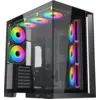 Image de Boitier Moyen Tour ATX Xigmatek Aqua 7 RGB avec panneaux vitrés (Noir) #5POURCENT