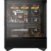 Image de darkFlash - DY460 Black + 4 ventilateurs - Boîtiers informatiques