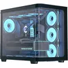 Image de AeroCool Geh Midi P500C-G-BK-V1 o.N. Full Tempered Glas (B)