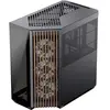 Image de APNX V1-W-BK-v3, noir, verre trempé (x2), revêtement en bois