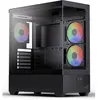 Image de Boîtier PC (sans alimentation) - AEROCOOL P500D - ACCM-PN06033.11 - Moyen tour - Format ATX - Noir
