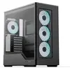 Image de Boîtier PC (sans alimentation) - AEROCOOL - D520A-BK V1 - Moyen tour - Format ATX - 4 ventilateurs 120 mm A-RGB - Noir