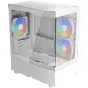 Image de AEROCOOL ADVANCED TECHNOLOGIES, Mini-G-WT-v4, tour ATX Mini, blanc, avec éclairage ARGB