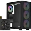 Image de Aerocool B509A Flow-G-BK-v1, avec bloc d'alimentation Aero 650, boîtier tour