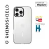 Image de RhinoShield Coque Compatible MagSafe[iPhone 17 Pro Max] Clear, Anti-jaunissement, Haute Transparence, Force magnétique supérieure, dépasse Les Normes Militaires de Protection - Transparent - Neuf