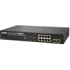Image de PLANET 8-Port 10/100/1000T 802.3at PoE + 2-Port 100/1000X