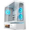 Image de COUGAR CFV235 Vision, boîtier moyen, sans bloc d'alimentation, USB/audio, ATX, 1x USB-C 3.2 Gen 2, 2x USB 3.0, blanc
