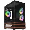 Image de Boîtier PC mini tour Thermaltake View 170 WS ARGB Micro-ATX/Mini-ITX 3 ventilateurs ARGB Verre trempé Noir - Neuf