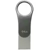 Image de Silicon Power Mobile C80 lecteur USB flash 64 Go USB Type-A / USB Type-C 3.2 Gen 1 (3.1 Gen 1) Titane - Neuf