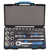 Image de King Tony - Coffret De Douilles Et Accessoires1/2' 6 Pans Evawave - 23 Pièces