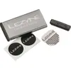 Image de Lezyne, Kit de réparation haut de gamme, Metal Kit Silver, boîte en aluminium, 6 patchs autocollants, outil de ponçage en acier inoxydable, Tire Boot