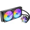Image de Kit Watercooling AIO Azza Hex RGB - 240mm (Noir) #3POURCENT