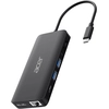 Image de Acer USB Type-C Dongle 12-in-1 Black Avec fil USB 3.2 Gen 1 (3.1 Gen 1) Type-C Noir - Neuf