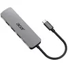 Image de Acer 5in1 Type C Dongle, Cable, USB 3.2 Gen 1 (3.1 Gen 1) Type-C, 100 W, Silver, 3840 x 2160 px, 60 Hz