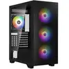 Image de Boîtier PC BITFENIX Flow Moyen tour ATX, verre trempé, 4x12cm A-RGB, façade mesh Noir - Neuf