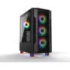 Image de Boitier Moyen Tour ATX Gamdias Athena M6 Lite RGB avec panneaux vitrés (Noir) #5POURCENT