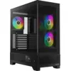 Image de Boitier Moyen Tour ATX Gamdias Atlas M1 RGB avec panneaux vitrés (Noir) #5POURCENT