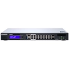 Image de QNAP QGD-1600P Géré Gigabit Ethernet (10/100/1000) Connexion Ethernet, supportant l'alimentation via ce port (PoE) 1U Noir, Gris - Neuf