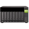 Image de QNAP TL-D800C Boîtier de disques de stockage Boîtier disque dur/SSD Noir, Gris 2.5/3.5 - Neuf