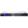 Image de QNAP QGD-1600P Gestionnaire Gigabit Ethernet (10/100/1000) Power over Ethernet (PoE) 1U Noir, Gris