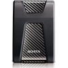 Image de ADATA Disque dur externe 2 To 2,5" USB 3.1 DashDrive Durable HD650, noir (caoutchouc, antichoc) (AHD650-2TU31-CBK)
