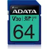 Image de Adata Carte mémoire ADATA ASDX64GUI3V30S-R 64 GB SDXC UHS-I Class 10