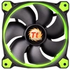 Image de Thermaltake Riing 12 Boitier PC Ventilateur 12 cm Noir, Vert - Neuf