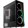 Image de Boitier Moyen Tour ATX AeroCool Shard Tempered Glass ARGB avec panneau vitré (Noir) #5POURCENT