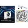 Image de Lian Li UNI FAN SL Wireless LCD 120 Reverse Blade Boîtier de l'ordinateur Ventilateur 12 cm White 1 pièce