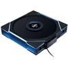 Image de Lian Li UNI FAN TL140 LCD Reverse   Ventilateur ARGB PWM de 140 mm avec écran LCD, noir, flux d'air inversé, chaîne sans fil, double zone RVB, installation sans contrôleur en occasion ou reconditionné