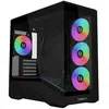 Image de Lian Li Vector V100R MINI, mini tour, PC, noir, micro ATX, Mini-ITX, plastique, acier, verre trempé, gaming