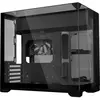 Image de Lian Li 011 Vision O11 VISION-M, tour de taille moyenne, PC, noir, Micro ATX, Mini-ITX, acier, verre trempé, aluminium, gaming