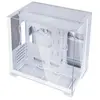 Image de Lian Li 011 Vision O11 VISION-M, tour de taille moyenne, PC, blanc, Micro ATX, Mini-ITX, design élégant, verre trempé, aluminium, idéal pour le gaming