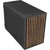 Image de Lian Li B4-mATX Wood, tour Mini, PC, noir, bois, micro ATX, Mini-ITX, acier, noyer, laine, gaming