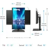 Image de BenQ 68,6cm SW272Q 16:9 DP/USB-C/2xHDMI bk.lift/piv WQHD