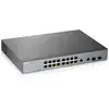 Image de Zyxel GS1350-18HP-EU0101F commutateur réseau Géré L2 Gigabit Ethernet (10/100/1000) Connexion Ethernet, supportant l'alimentation via ce port (PoE) Gris - Neuf