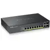 Image de Zyxel GS2220-10HP-EU0101F commutateur réseau Géré L2 Gigabit Ethernet (10/100/1000) Connexion Ethernet, supportant l'alimentation via ce port (PoE) Noir - Neuf