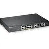 Image de Zyxel Switch 24 ports Gigabit PoE | Gestion intelligente | Montage en rack | 12 ports PoE+ avec une puissance de 130 Watts | VLAN, IGMP, QoS | Garantie à vie [GS1900-24EP] en occasion ou reconditionné